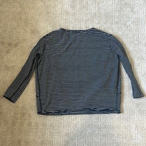 Back in Action Long Sleeve Shirt (black and white stripes) discontinued color
